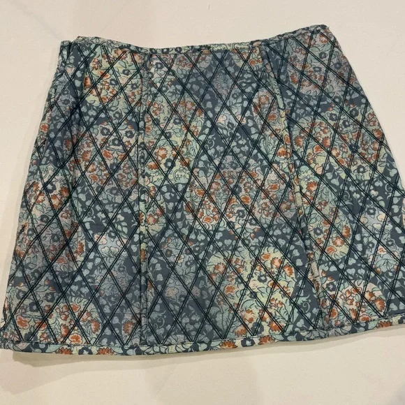 NWT Free People Quilted Floral Mini Skirt NWT | Boho Size Small - Picture 11 of 11